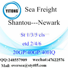 الشحن البحري ميناء شانتو الشحن إلى نيوآرك
